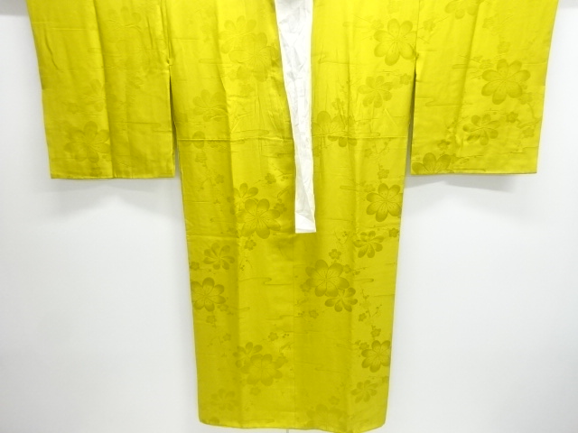 JAPANESE KIMONO / JUBAN / WOVEN UME BRANCH